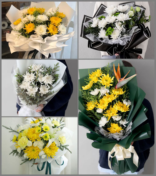 辽宁抚顺东洲区千金乡白事花束代送